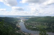 Pohled na Ústí nad Labem z Vaňovských vrchů 
